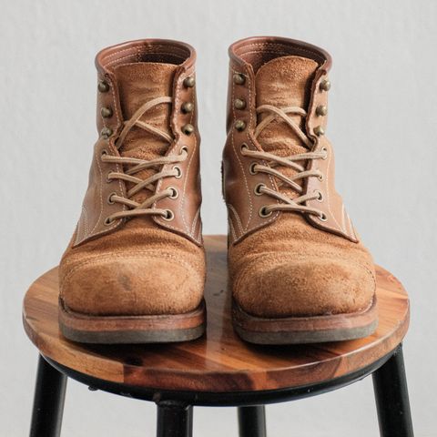 Akito Heritage Boots in Unknown Leather