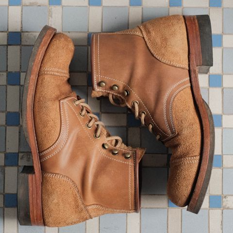 Akito Heritage Boots in Unknown Leather