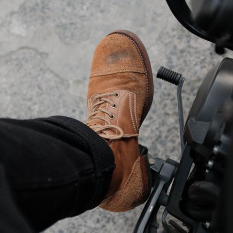 Akito Heritage Boots in Unknown Leather