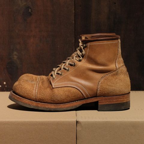 Akito Heritage Boots in Unknown Leather