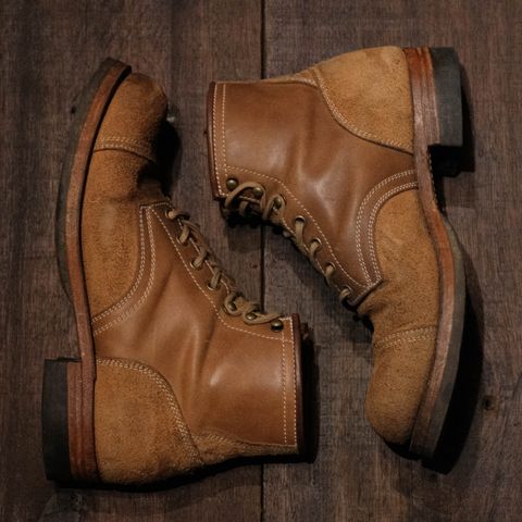Akito Heritage Boots in Unknown Leather