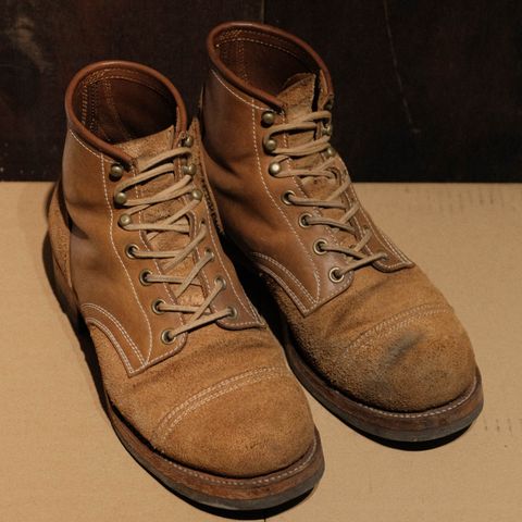 Akito Heritage Boots in Unknown Leather