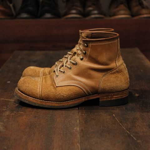 Akito Heritage Boots in Unknown Leather