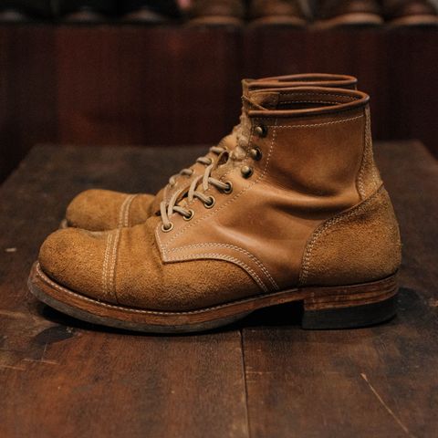Akito Heritage Boots in Unknown Leather