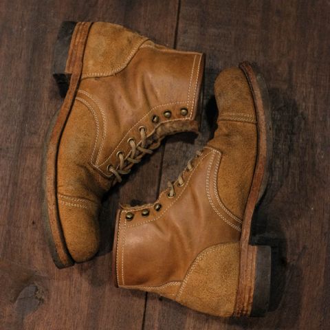 Akito Heritage Boots in Unknown Leather