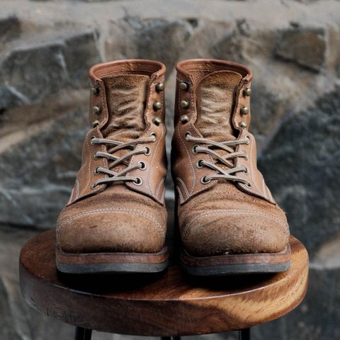 Akito Heritage Boots in Unknown Leather