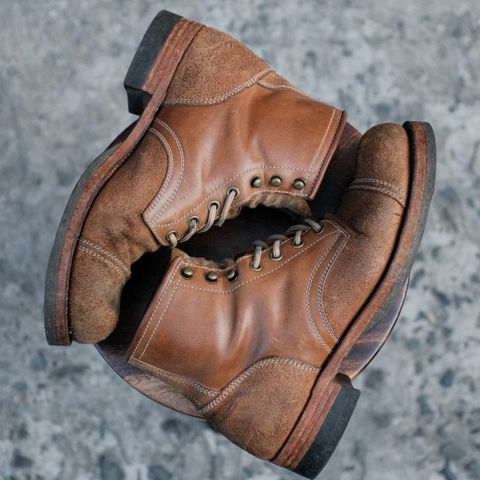 Akito Heritage Boots in Unknown Leather