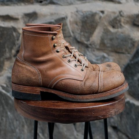Akito Heritage Boots in Unknown Leather