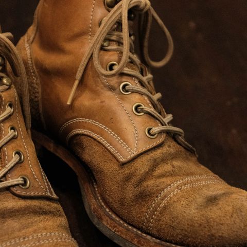 Akito Heritage Boots in Unknown Leather