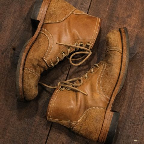 Akito Heritage Boots in Unknown Leather