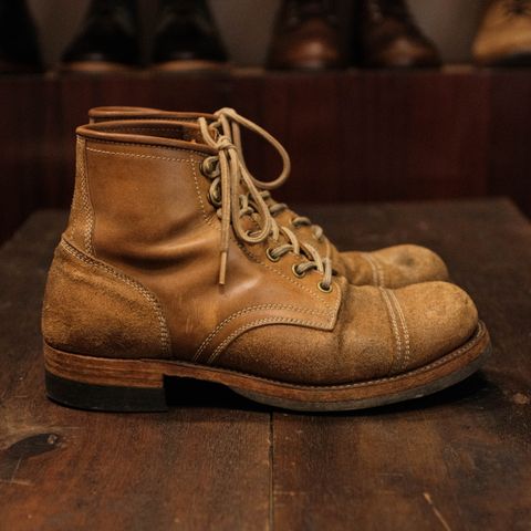 Akito Heritage Boots in Unknown Leather