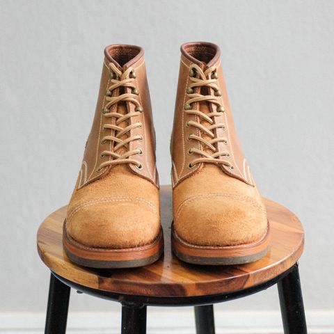 Akito Heritage Boots in Unknown Leather