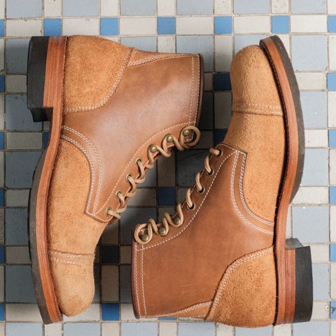 Akito Heritage Boots in Unknown Leather