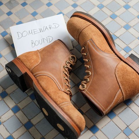 Akito Heritage Boots in Unknown Leather