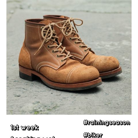 Akito Heritage Boots in Unknown Leather