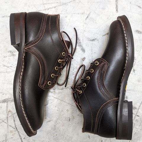 Nicks Comstock in Horween Brown Waxed Flesh