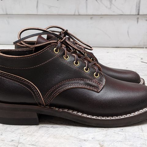 Nicks Comstock in Horween Brown Waxed Flesh