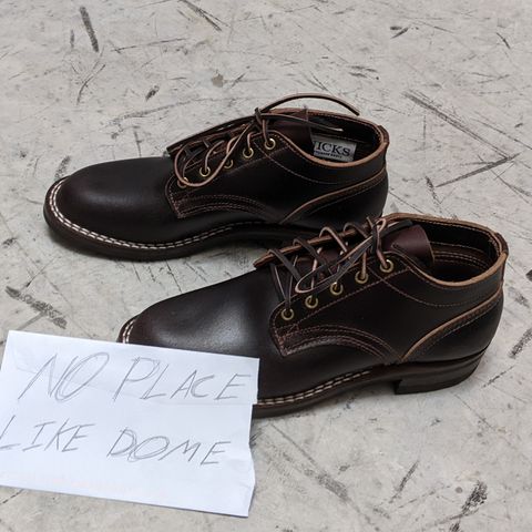 Nicks Comstock in Horween Brown Waxed Flesh