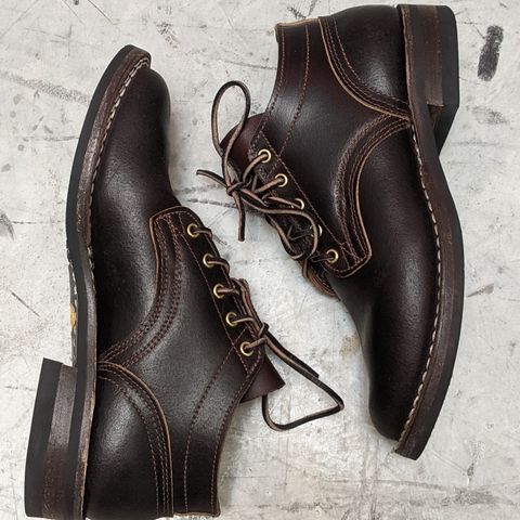 Nicks Comstock in Horween Brown Waxed Flesh