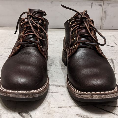 Nicks Comstock in Horween Brown Waxed Flesh