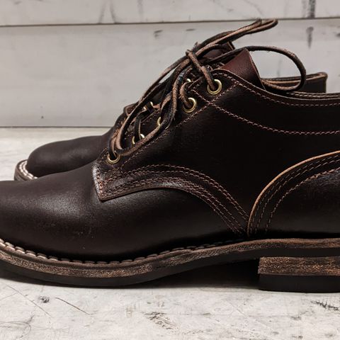 Nicks Comstock in Horween Brown Waxed Flesh