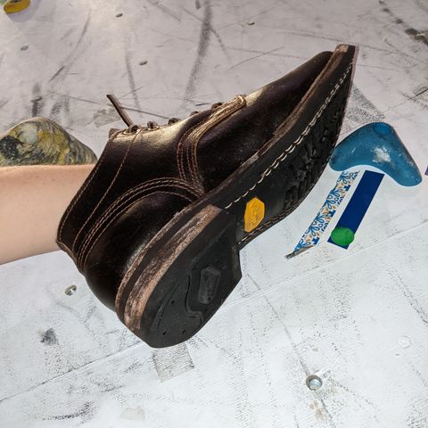 Nicks Comstock in Horween Brown Waxed Flesh