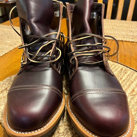 View photo of Truman Service Boot in Seidel Oxblood Double Shot