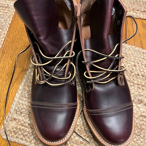 View photo of Truman Service Boot in Seidel Oxblood Double Shot