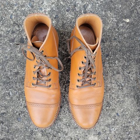 Viberg Service Boot BCT in Horween Bourbon Horsebutt