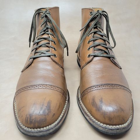 Viberg Service Boot BCT in Horween Bourbon Horsebutt