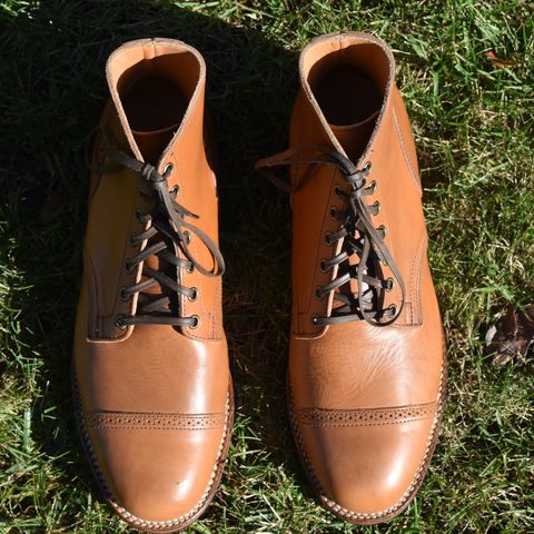 Viberg Service Boot BCT in Horween Bourbon Horsebutt