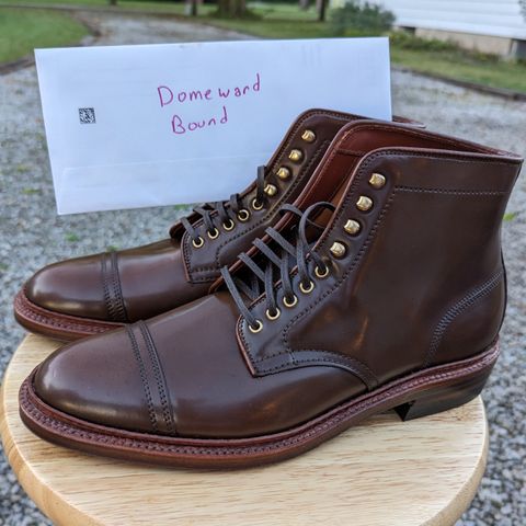 Alden x Stitchdown Stitchup 3 in Horween Ravello Shell Cordovan