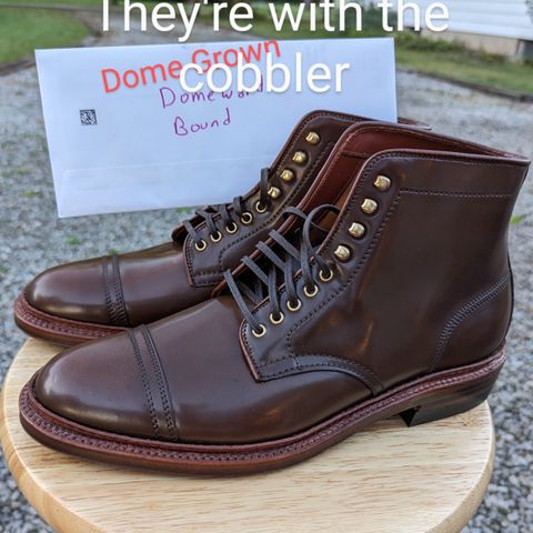 Alden x Stitchdown Stitchup 3 in Horween Ravello Shell Cordovan