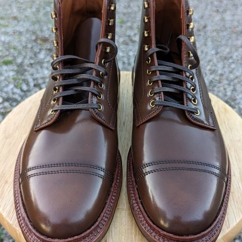 Alden x Stitchdown Stitchup 3 in Horween Ravello Shell Cordovan