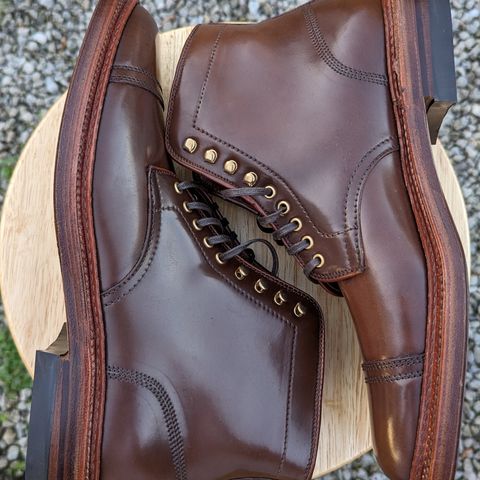 Alden x Stitchdown Stitchup 3 in Horween Ravello Shell Cordovan