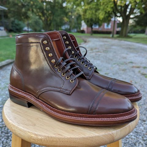 Alden x Stitchdown Stitchup 3 in Horween Ravello Shell Cordovan