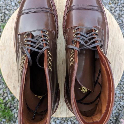 Alden x Stitchdown Stitchup 3 in Horween Ravello Shell Cordovan