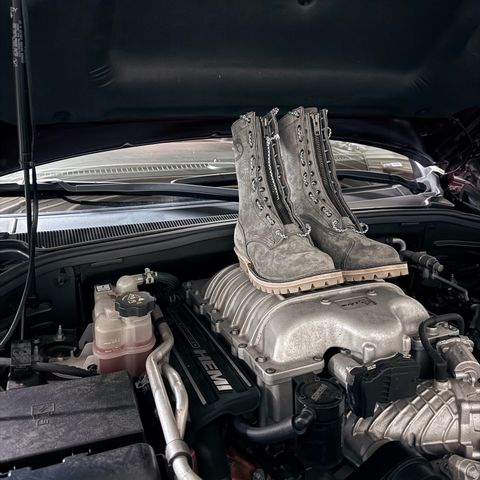 JK Boots Super Station Boot in JK 8oz Grey roughout