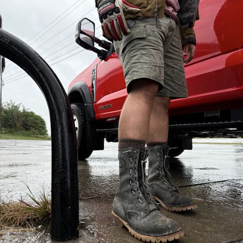 JK Boots Super Station Boot in JK 8oz Grey roughout