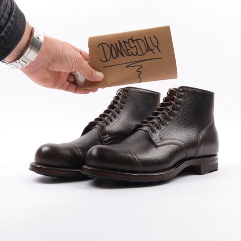 Viberg Service Boot BCT in Horween Cognac Shell Boxboard