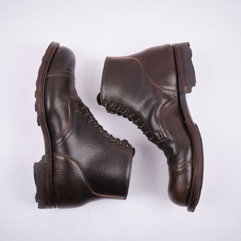 Viberg Service Boot BCT in Horween Cognac Shell Boxboard