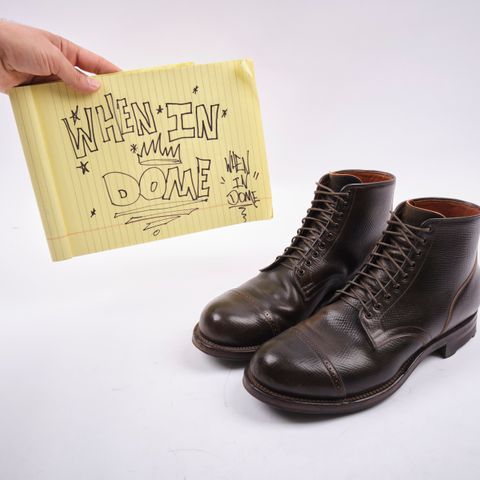 Viberg Service Boot BCT in Horween Cognac Shell Boxboard