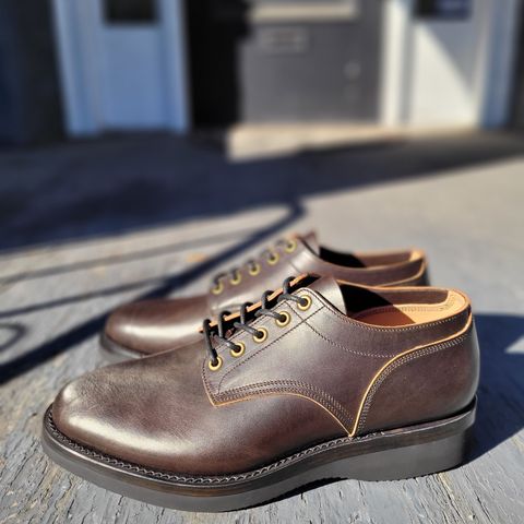Onderhoud LVL01 Derby Boot in Badalassi Carlo Cognac Minerva