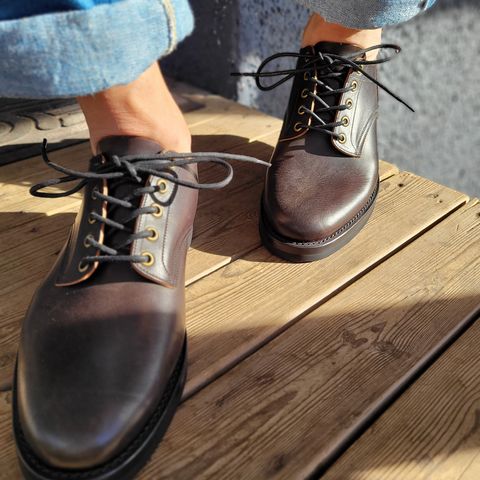 Onderhoud LVL01 Derby Boot in Badalassi Carlo Cognac Minerva