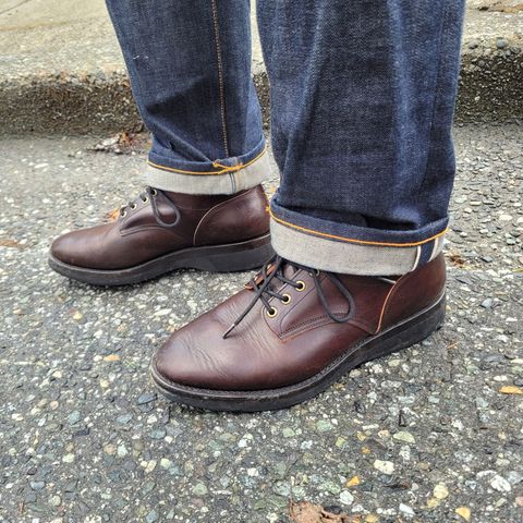 Onderhoud LVL01 Derby Boot in Badalassi Carlo Cognac Minerva