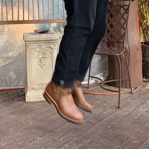 Viberg Engineer in Horween Natural Chromexcel