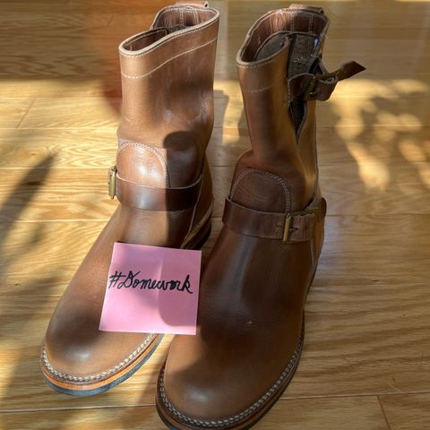 Viberg Engineer in Horween Natural Chromexcel