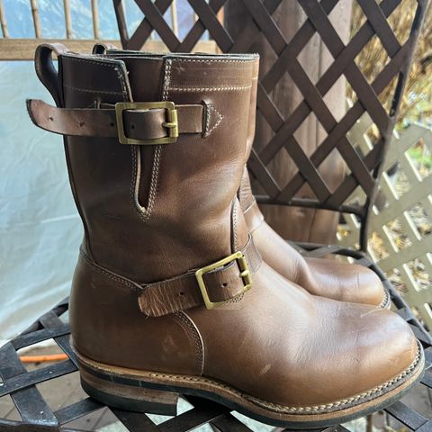 Viberg Engineer in Horween Natural Chromexcel