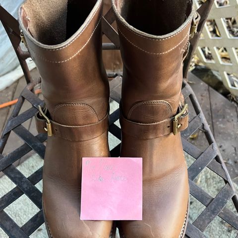 Viberg Engineer in Horween Natural Chromexcel