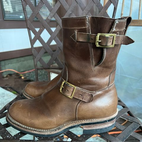 Viberg Engineer in Horween Natural Chromexcel